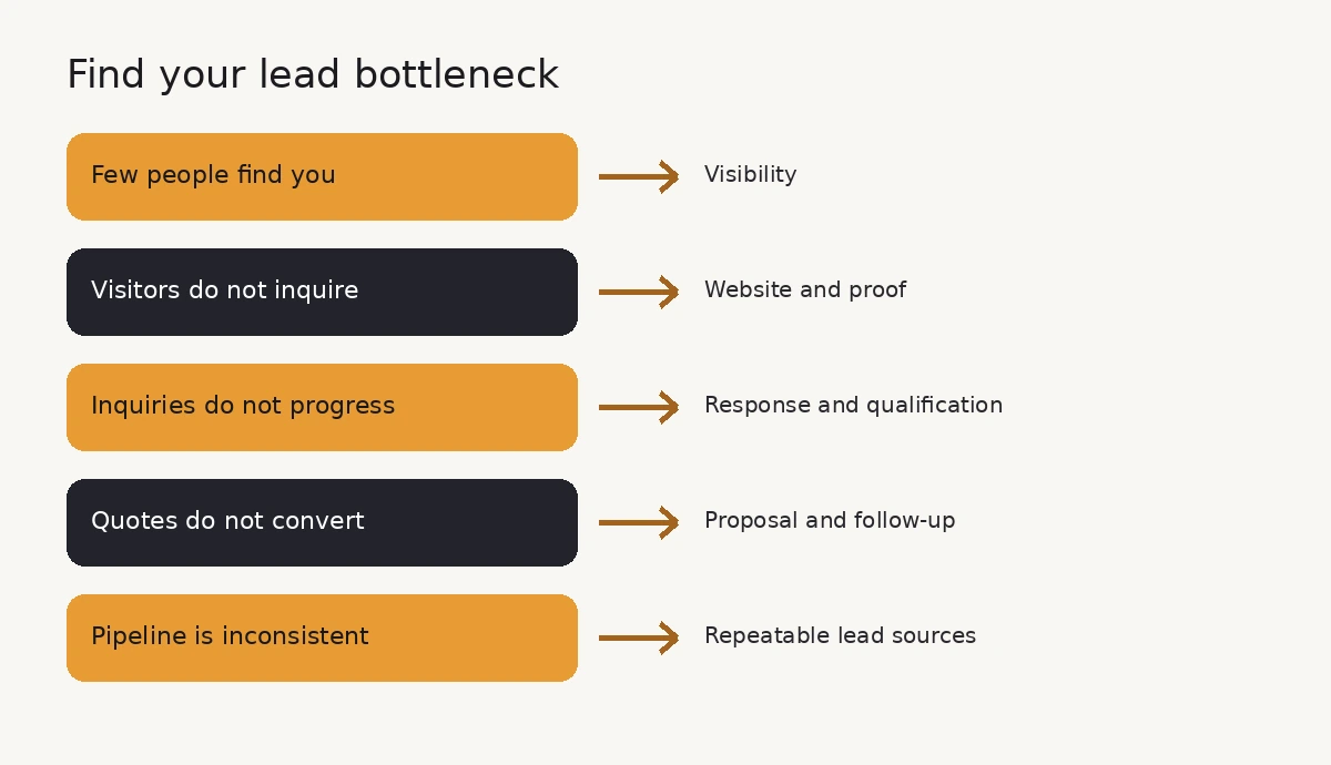 Lead Generation Bottleneck Diagnostic