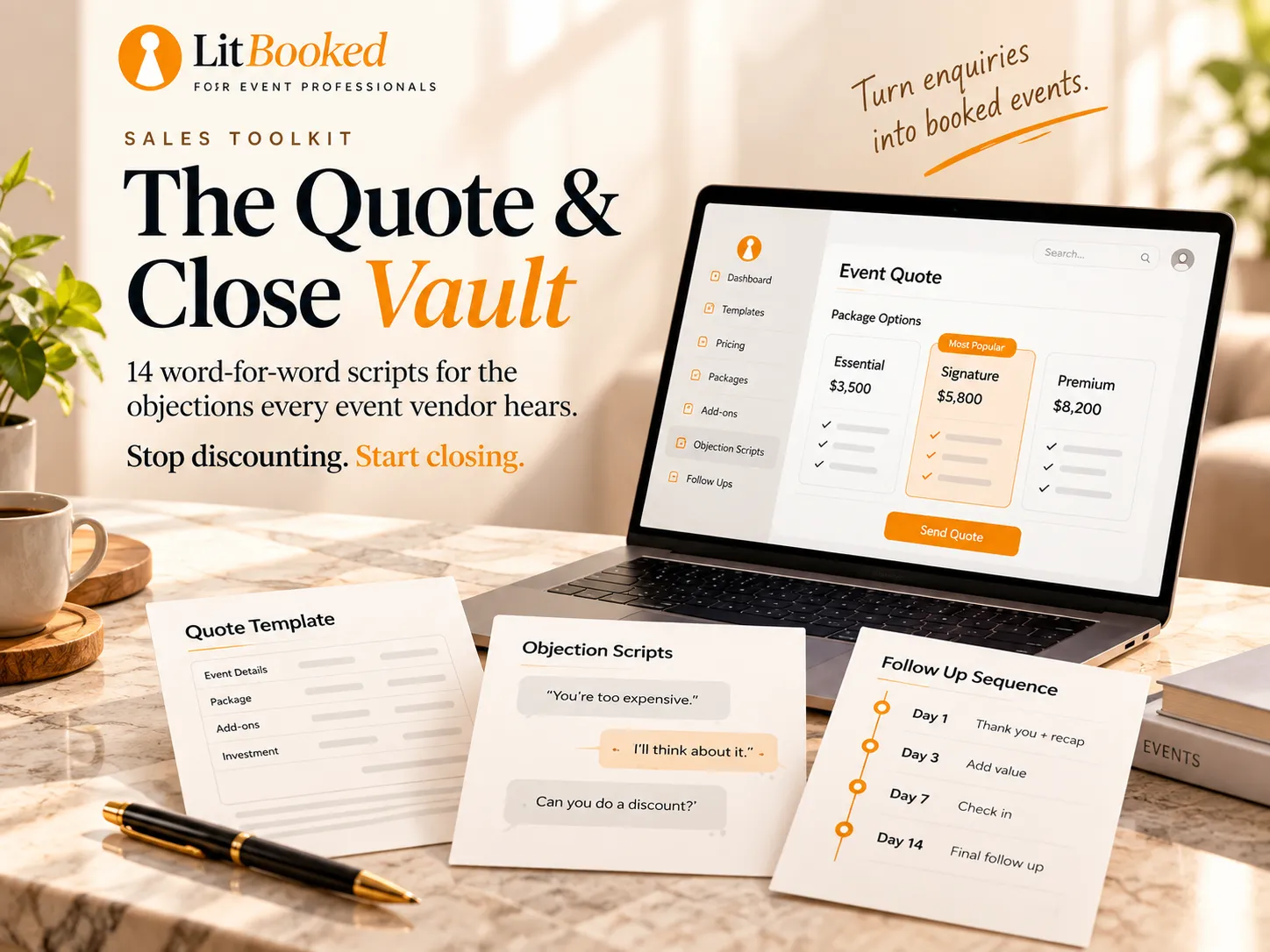 The Quote and Close Vault cover